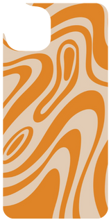 Orange wavy